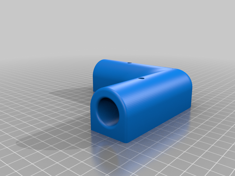 20mm Conduit, 2-Way, right-angled connector for garden trellis/net/frost cover