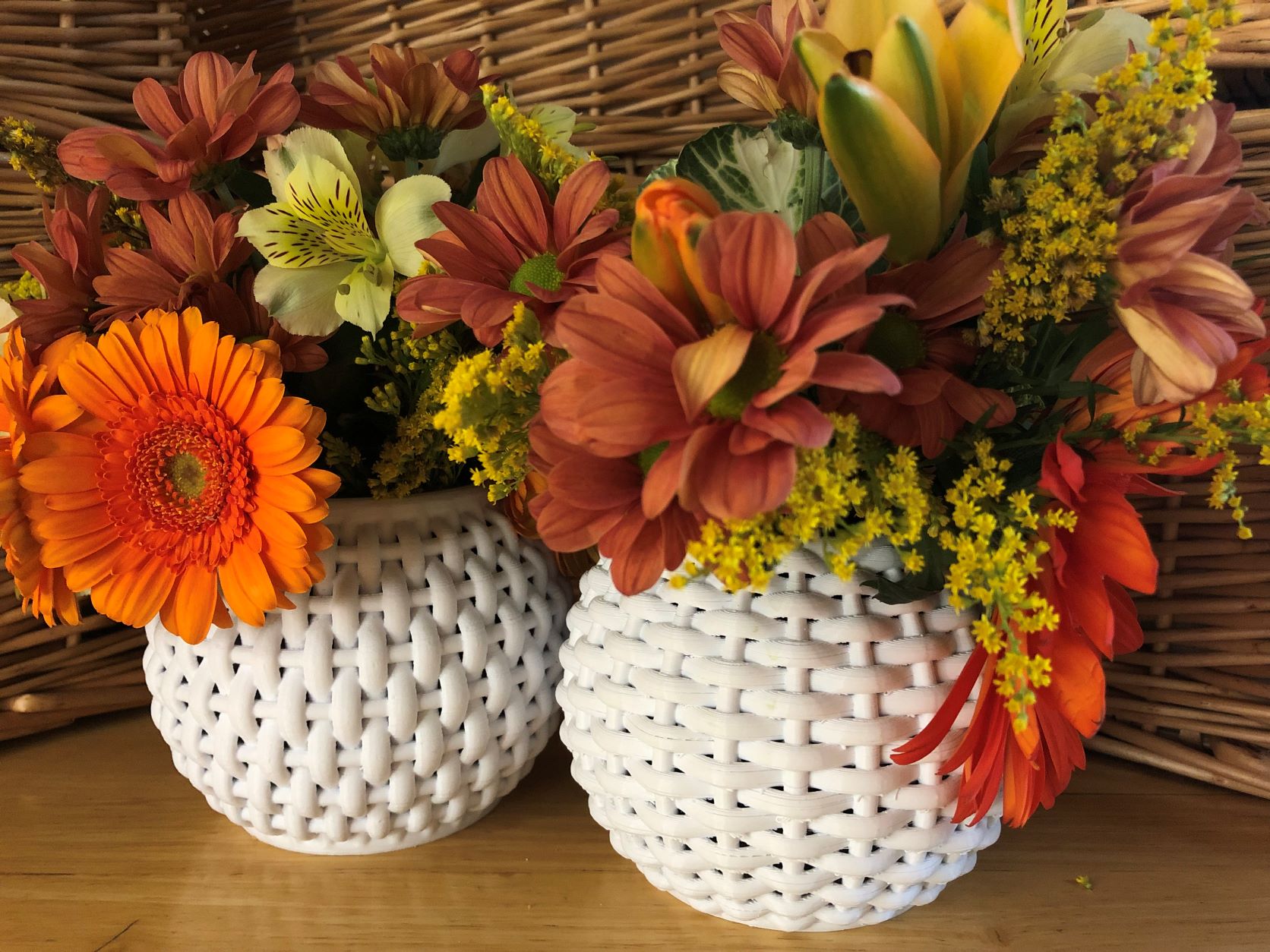 Wicker Bowls