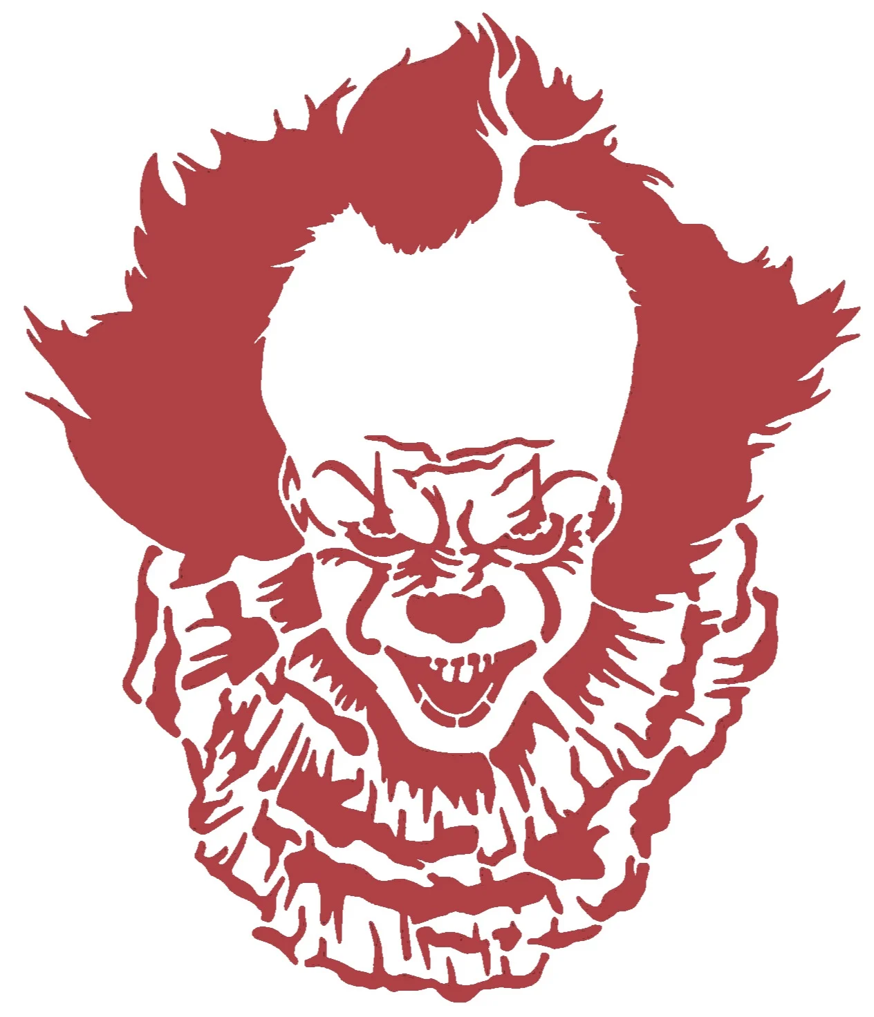 Pennywise stencil 2