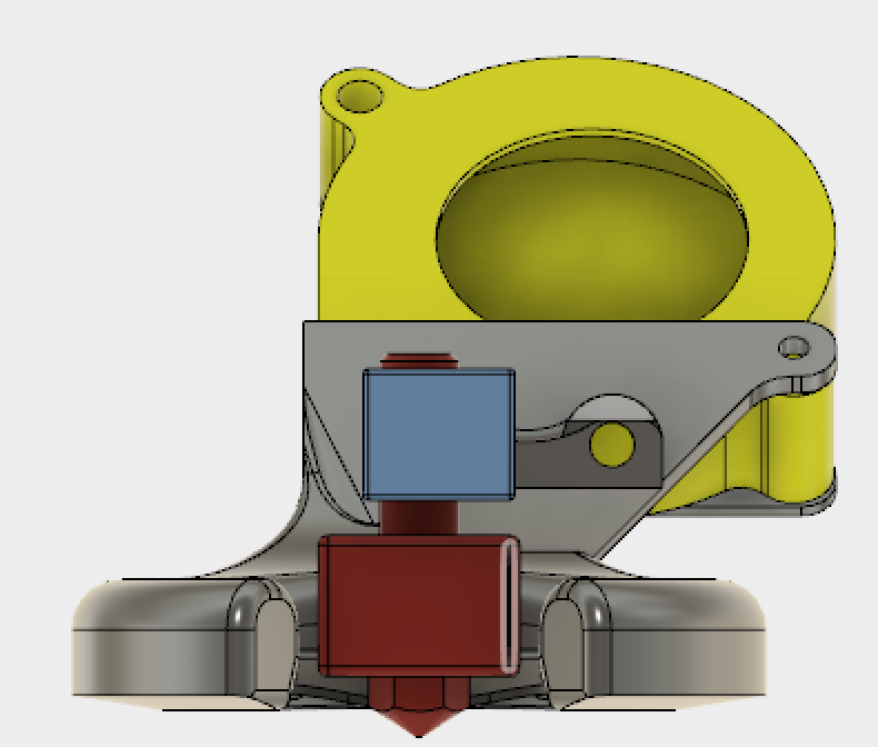 50mm Wanhao Duplicator i3 v2.1 Rear blower V2