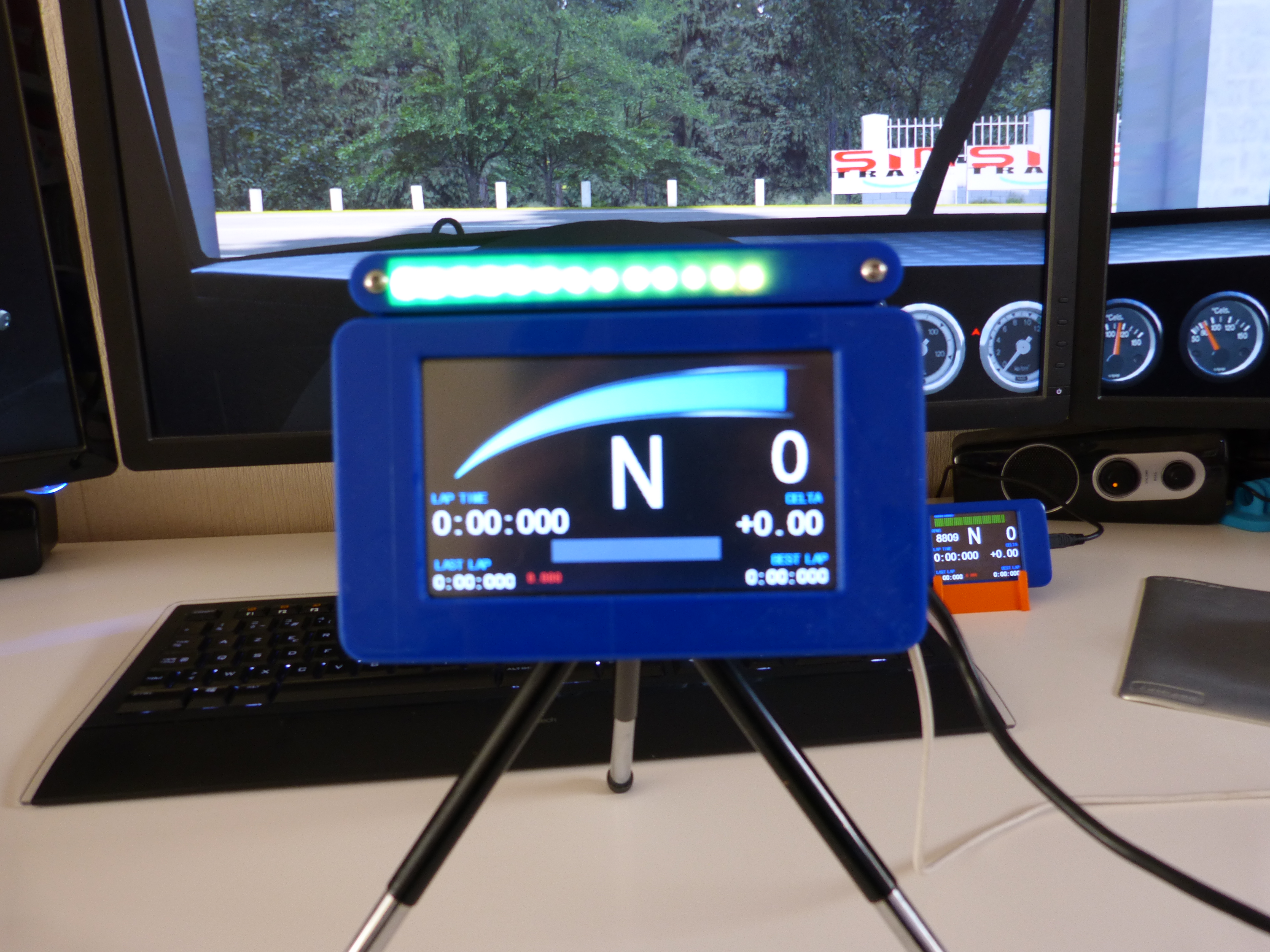 Nextion WS2812b led bar + Arduino nano enclosure