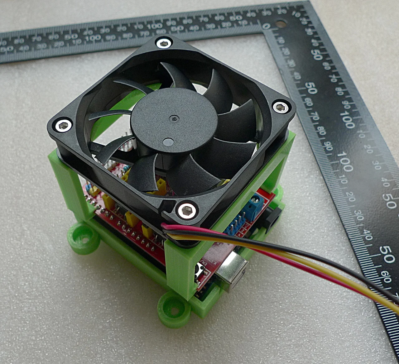 CNC Arduino / Grbl Shield stack w/ 60mm fan