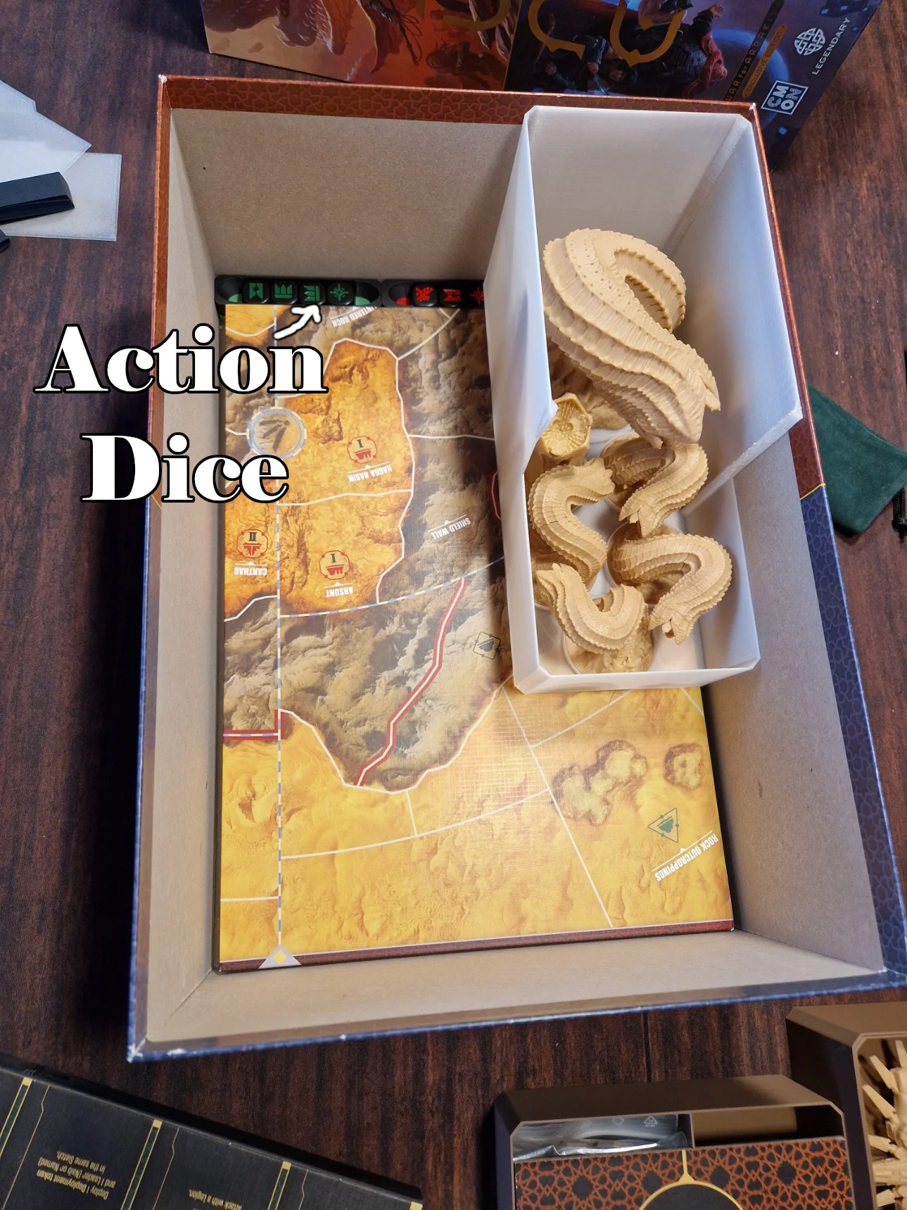 Dune: War for Arrakis Carryall Insert Organizer [Remix]