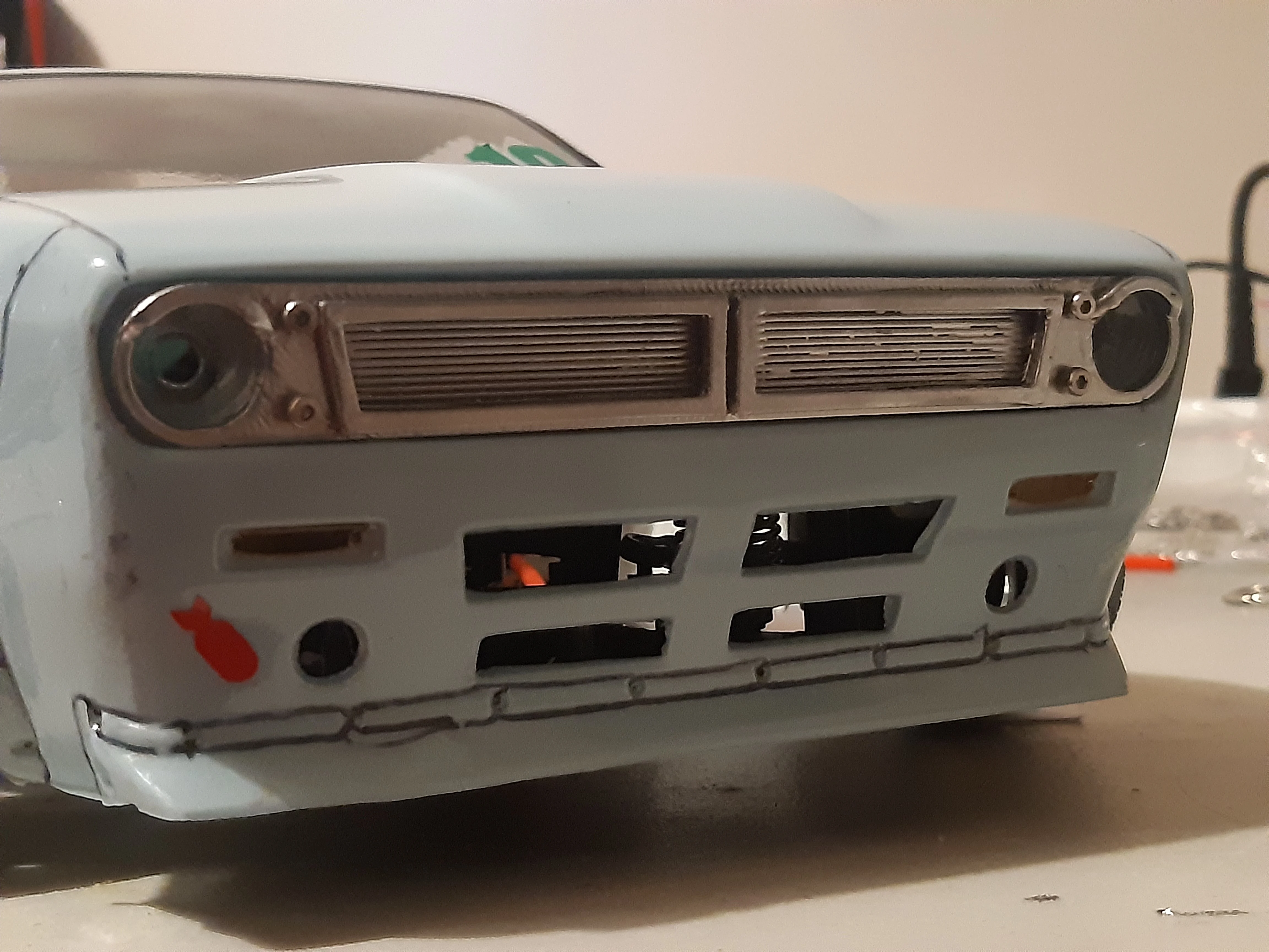 Remix Aplastics S14 boss front grill rc car 1:10