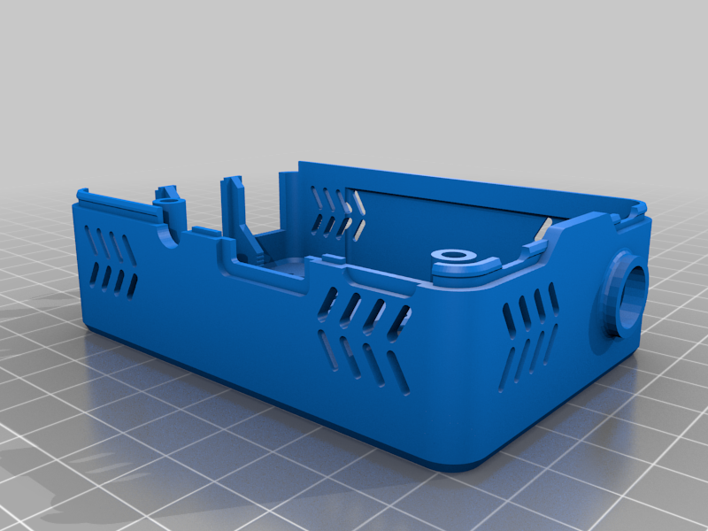 Snap fit Raspberry Pi 3 Model B Case + TV HAT + Fan30mm