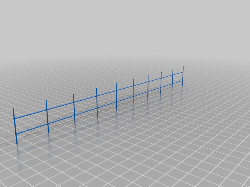 HO Scale Chain Link Fence