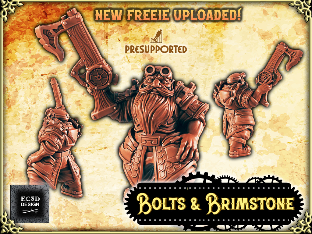 Dwarven Fighter [BOLTS AND BRIMSTONE]