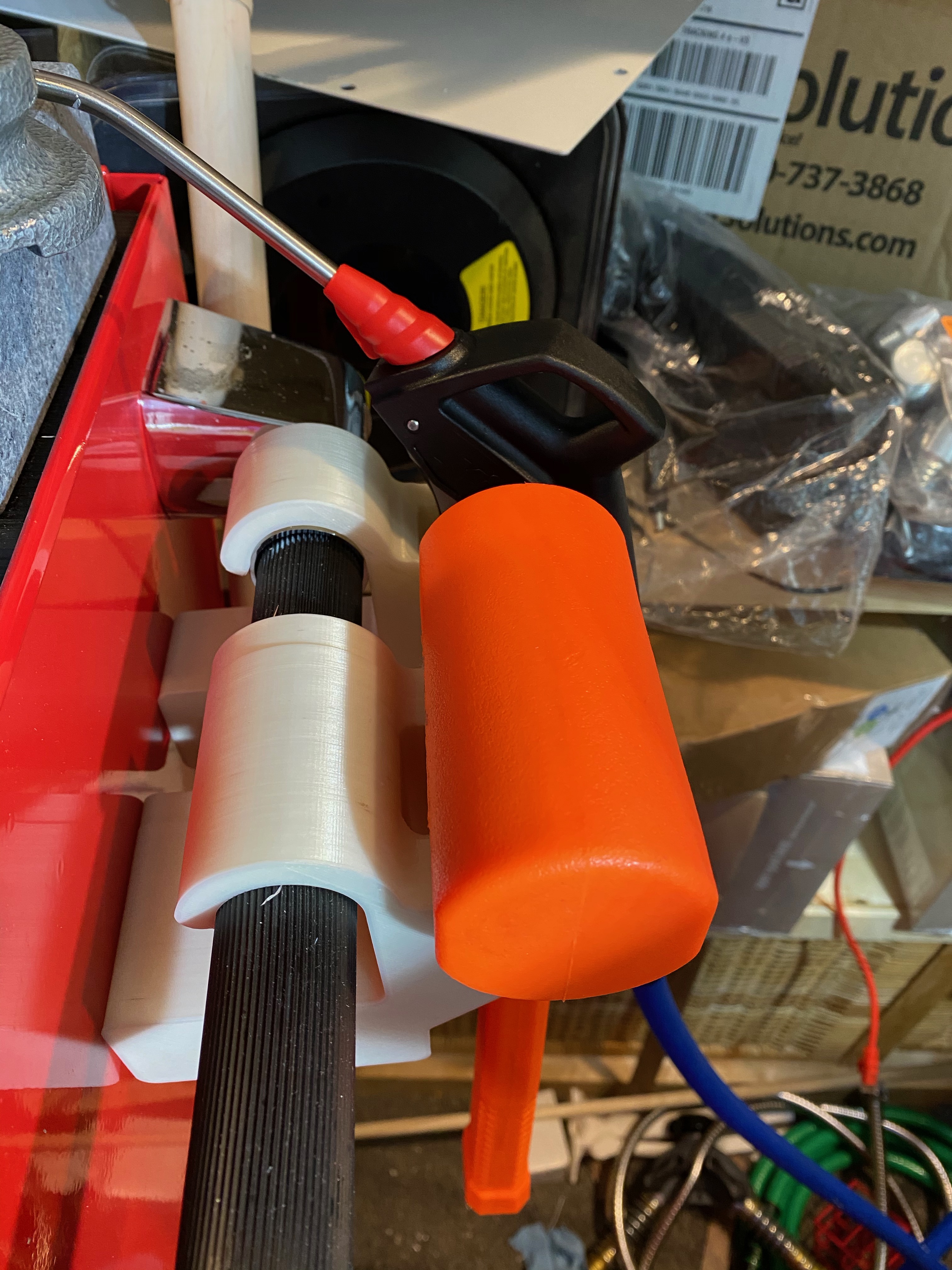 Deadblow Hammer for Harbor Freight rolling tool cart