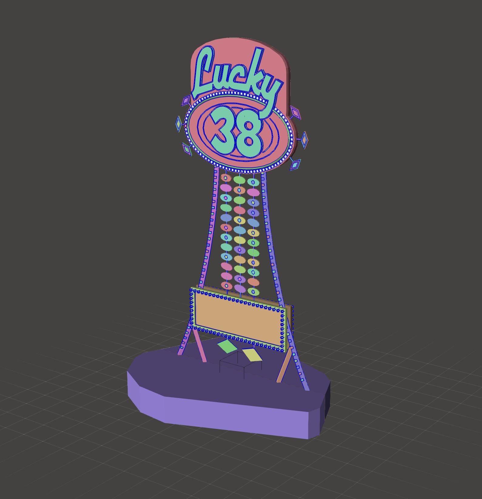 Lucky38 Sign Printable