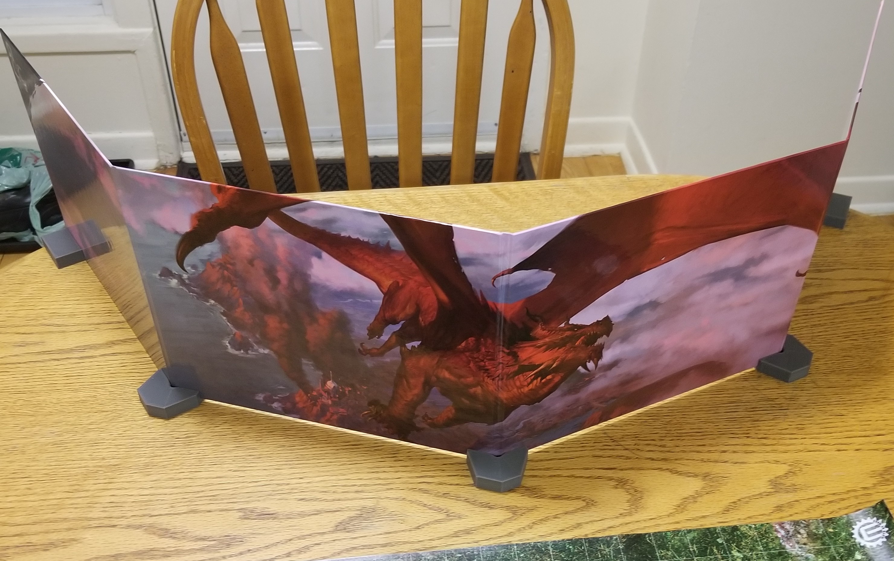 DM Screen Holder/Feet - Angled