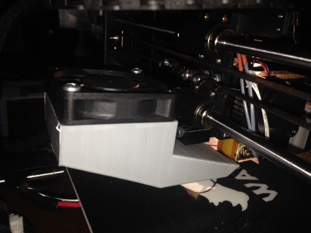 Wanhao Duplicator i3 V2.1 Rear Mounted 60mm Cooling Fan Duct