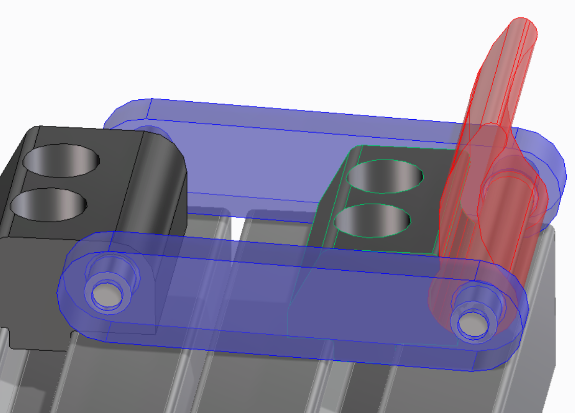 Clamping Latch for Parallel 40-series [8040] Aluminum T-slot Extrusion
