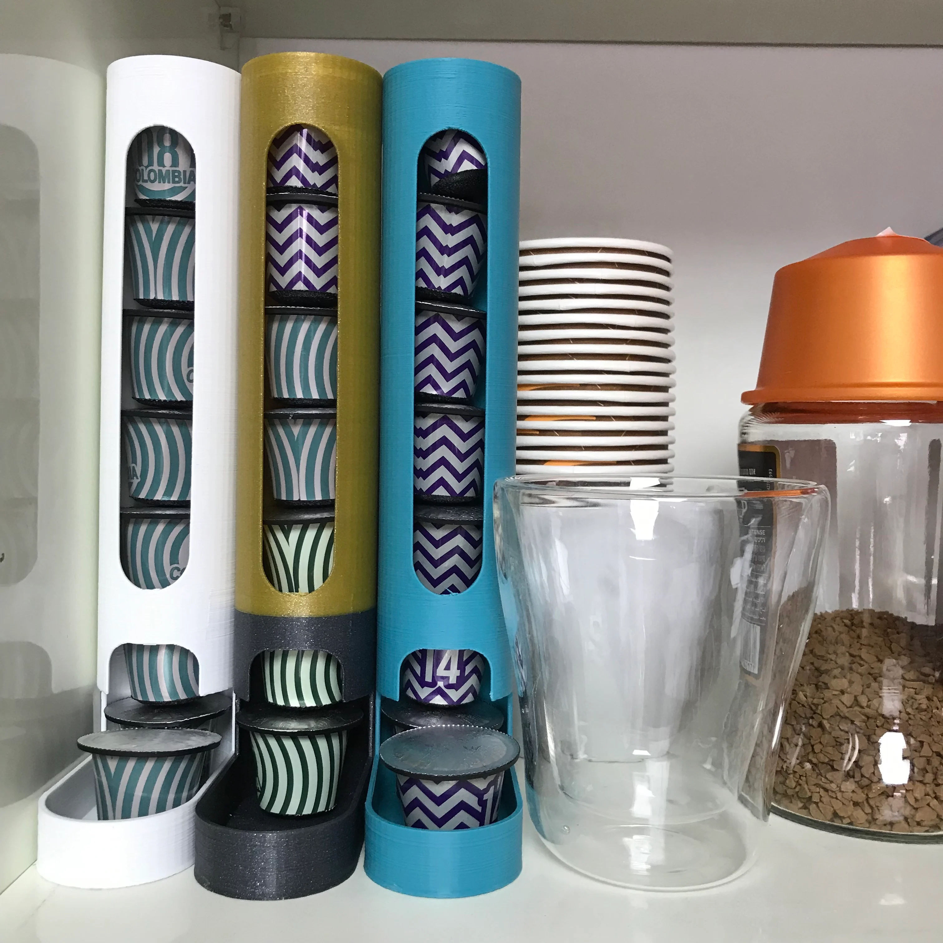 Nespresso coffee capsule holder