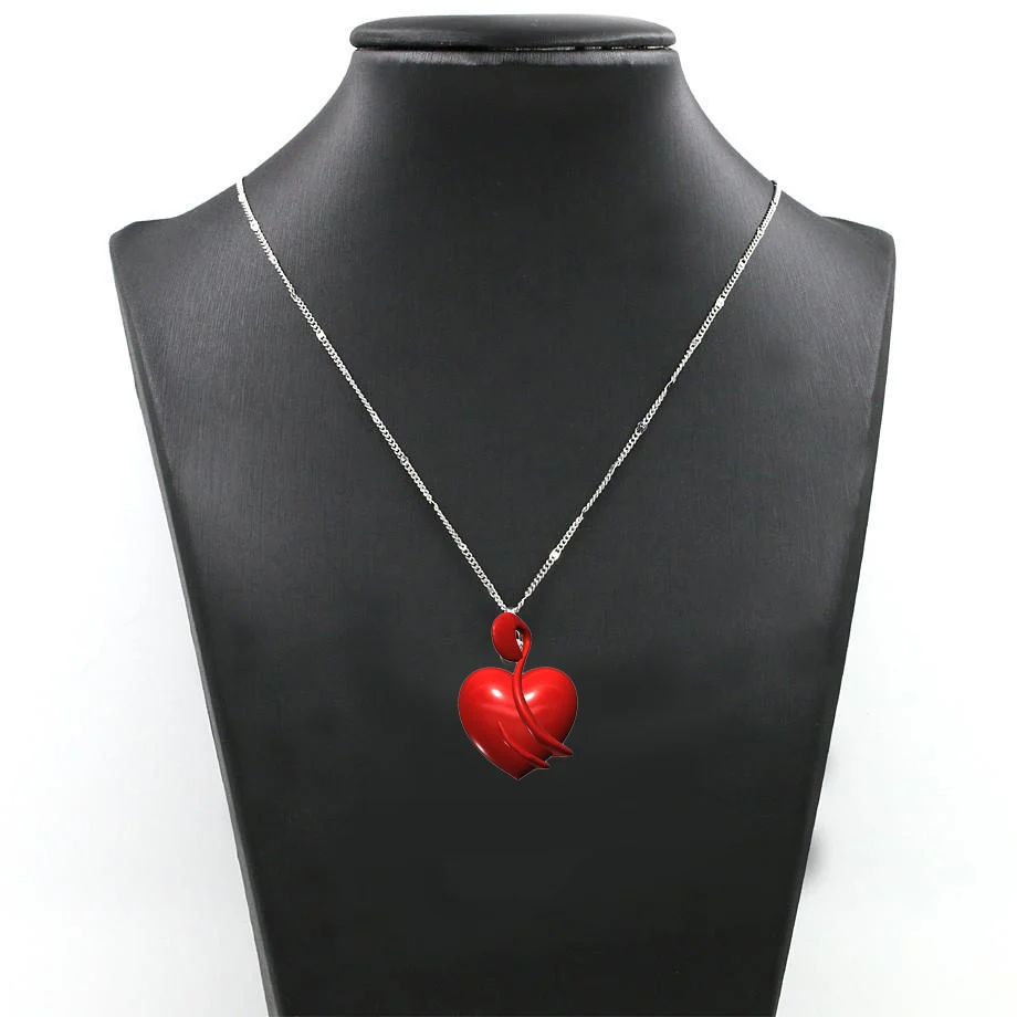 Heart Amulet Pendant Abstract