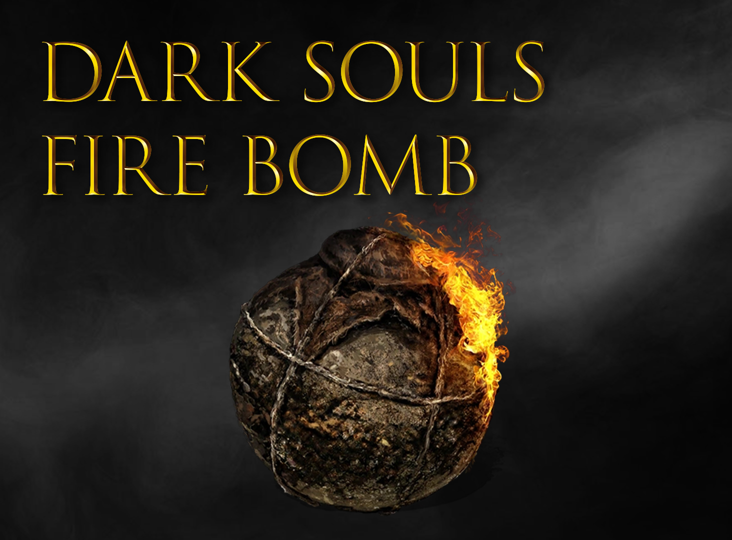 Dark Souls Fire bomb decoration or 25mm / 28mm miniature accessory