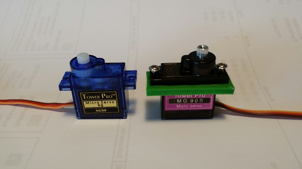 MG90 to SG 90 conversion