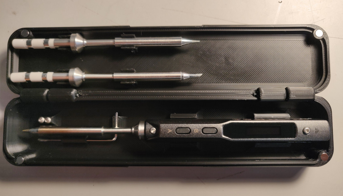 TS100 Soldering Iron Case & Tip Holder Remix for PLA