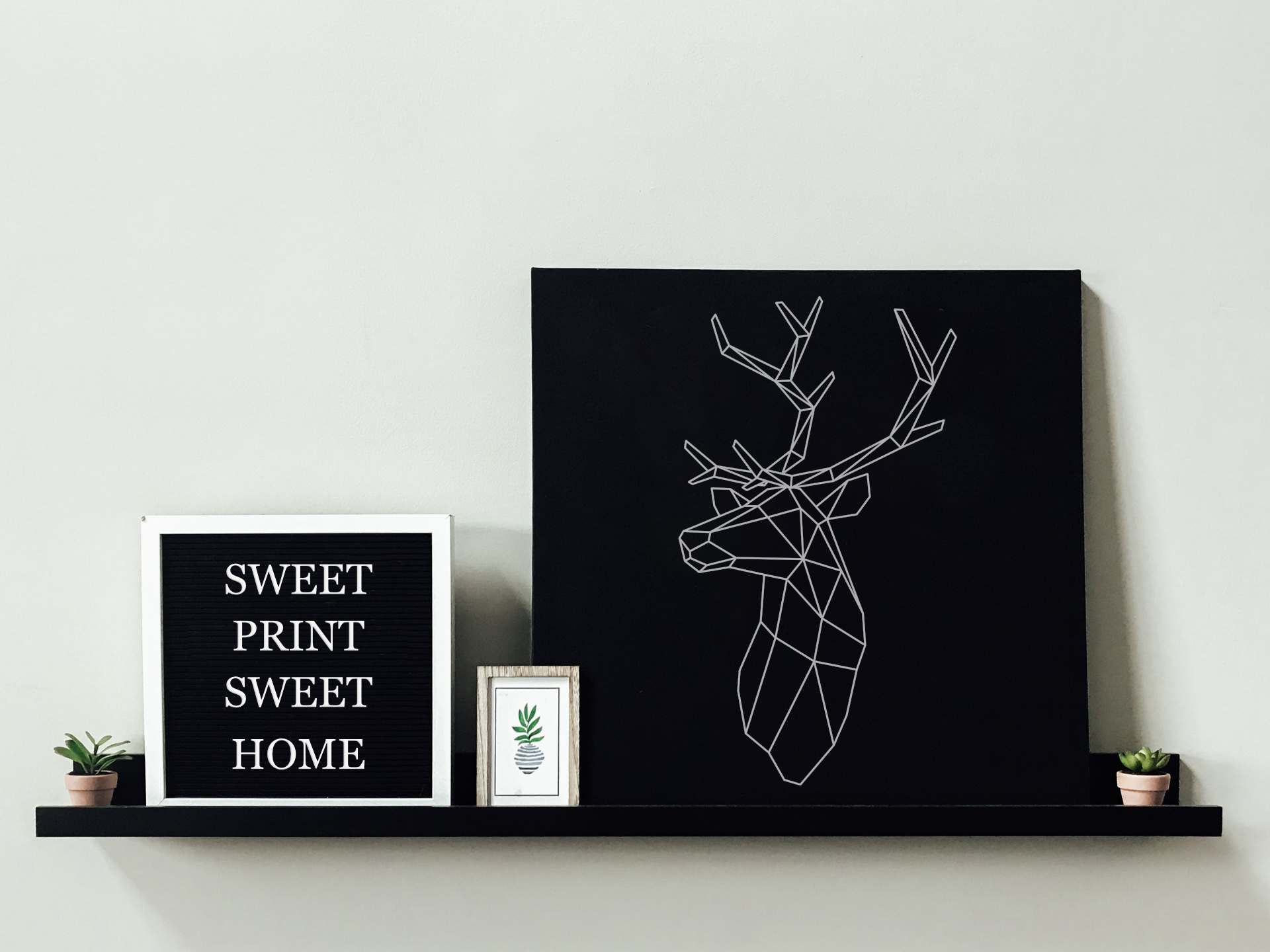 Vaadin Deer Wallart 2D