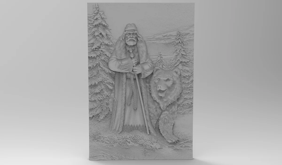 Veles, slavic god. Ancient Rusland.