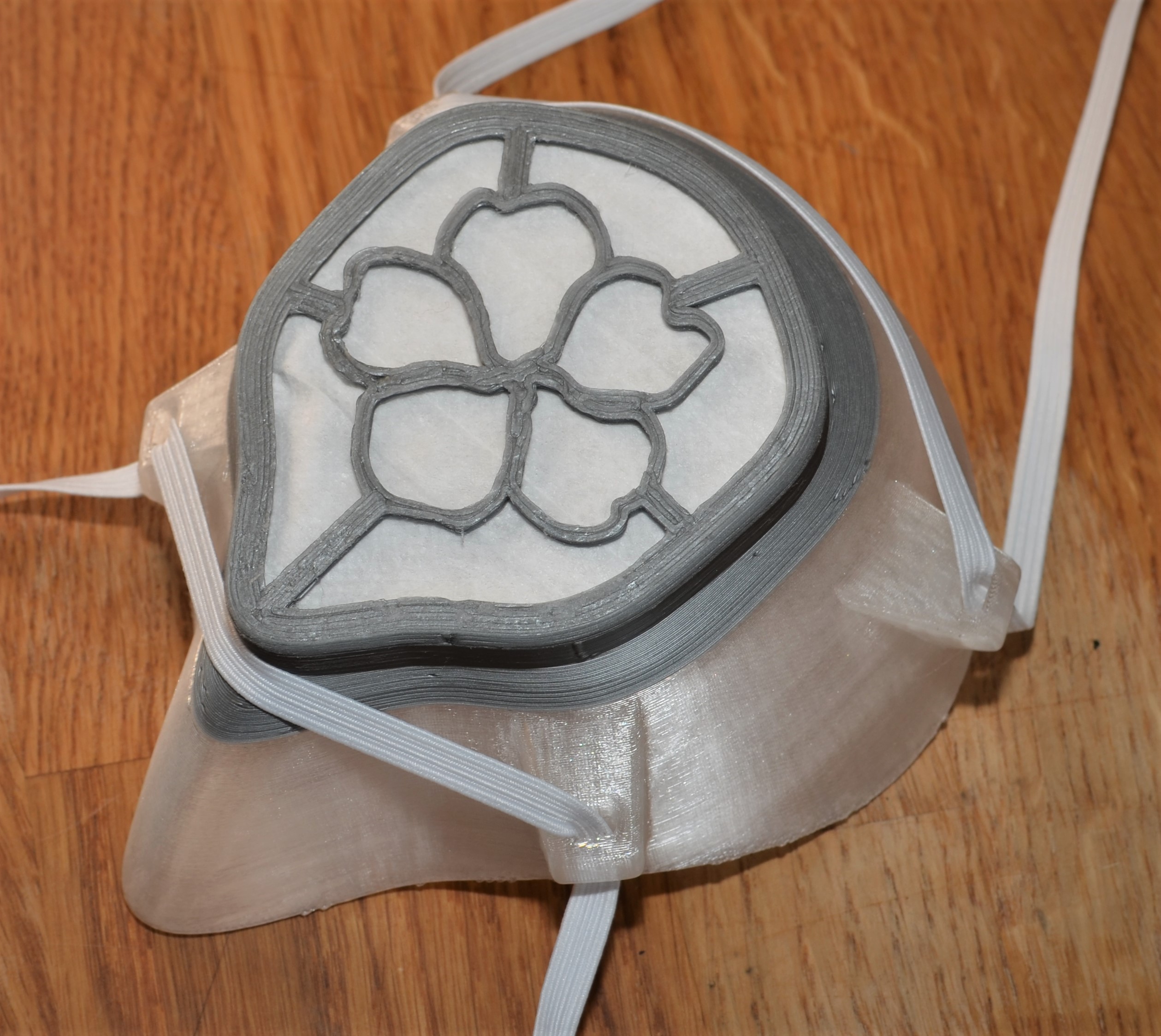 Breathing Mask, flower design, Covid-19, QuickLock FFP3