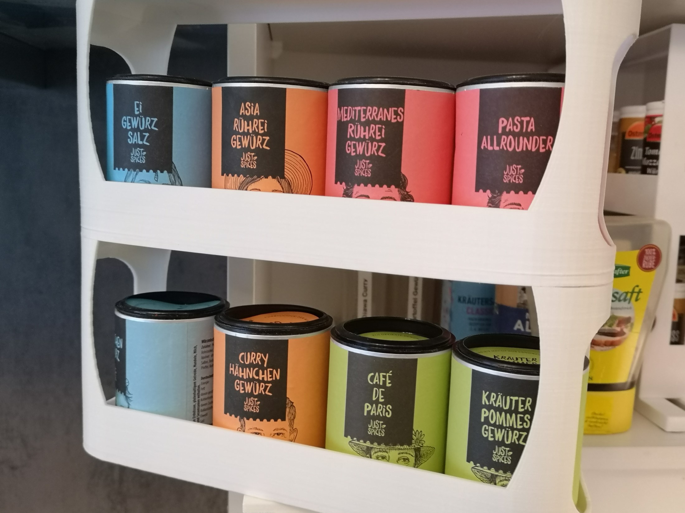 Spice Rack for "Just Spices" Containers