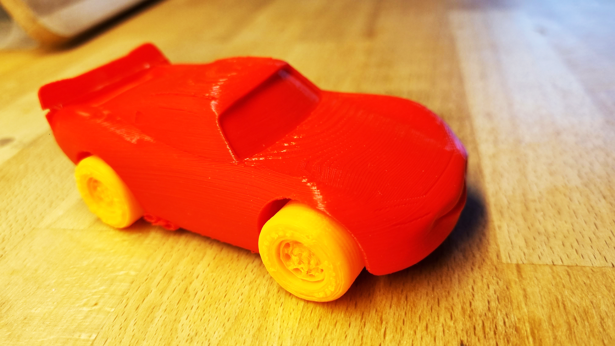 Lightning Mcqueen drag-&-release