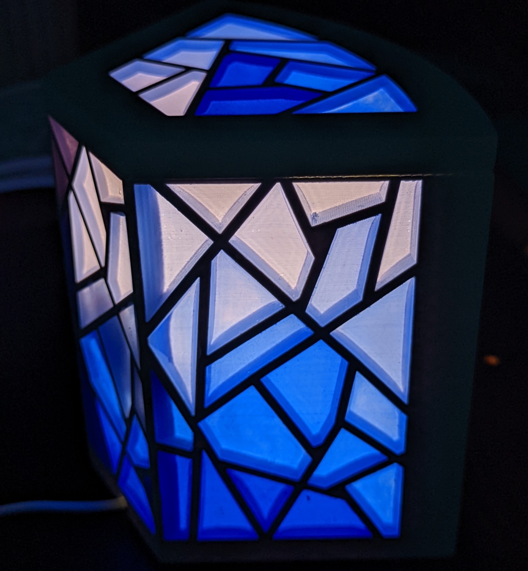 Stained Glass Lithophane Light Box