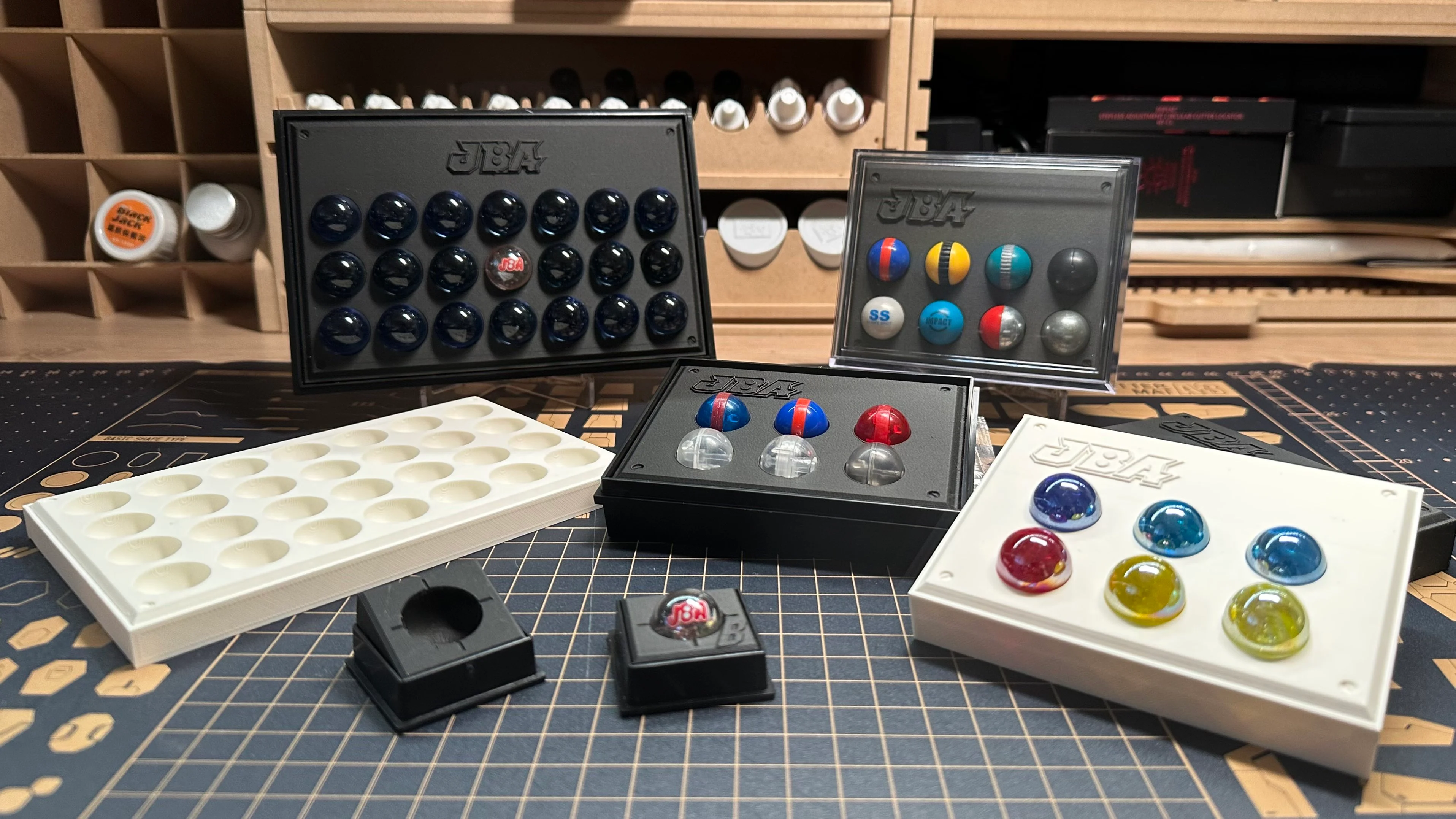 B-Daman Marble & Strike shot Display