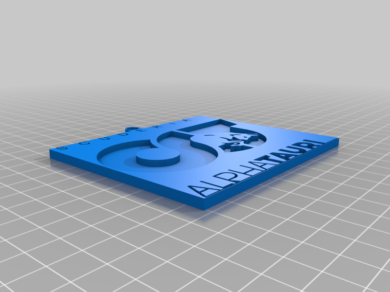 Alpha Tauri Keychain