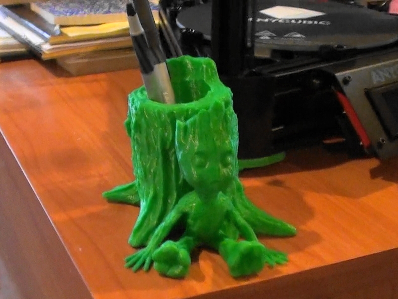 Baby Groot Pencil Holder