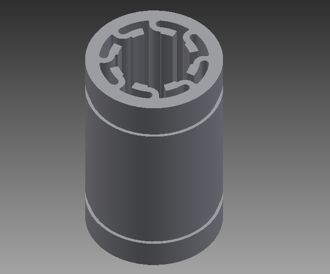 LM8UU 24mm Long Linear Bearing Rev 3
