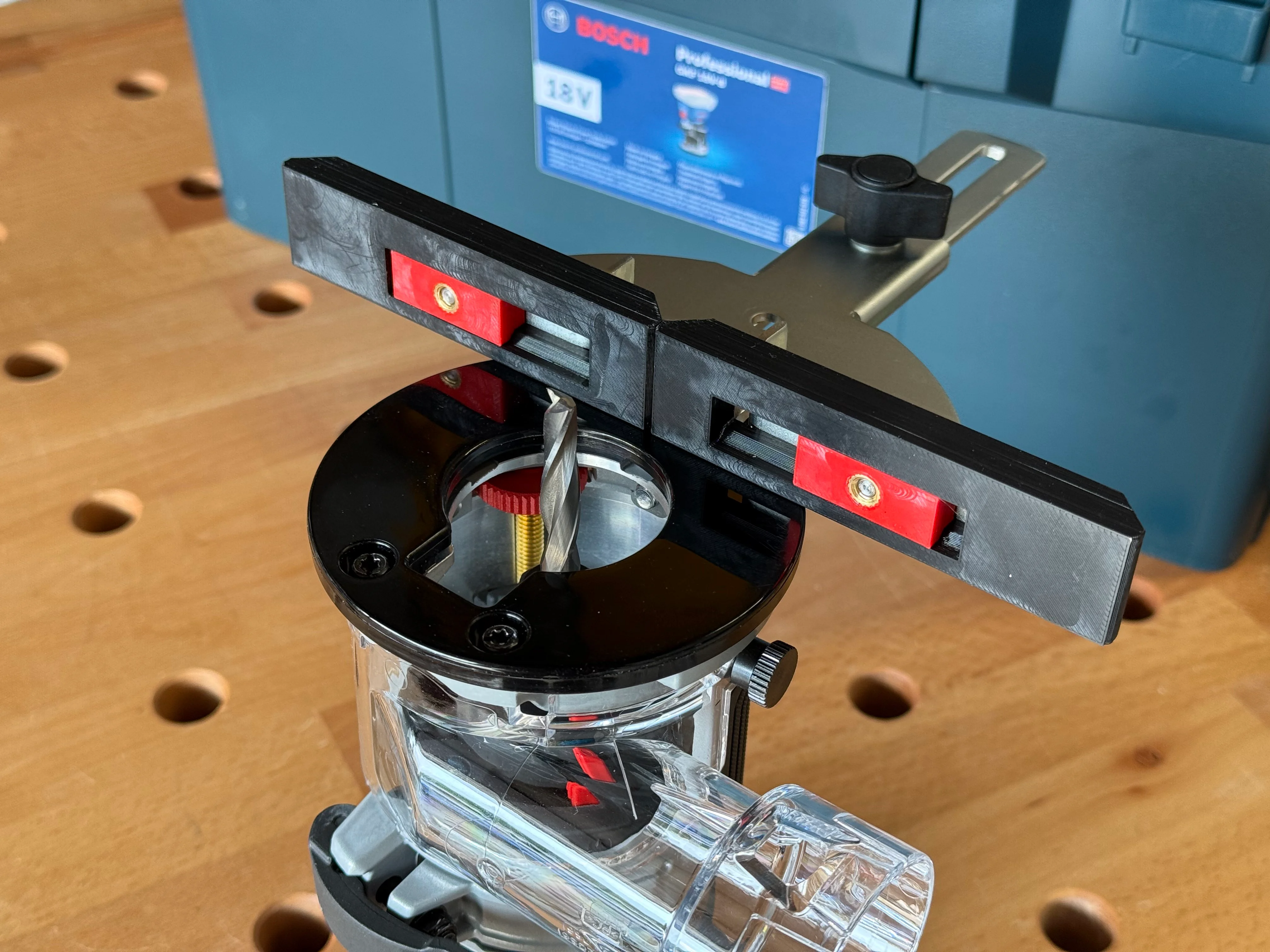 Bosch GKF 18V-8 Edge Guide Fence Mod