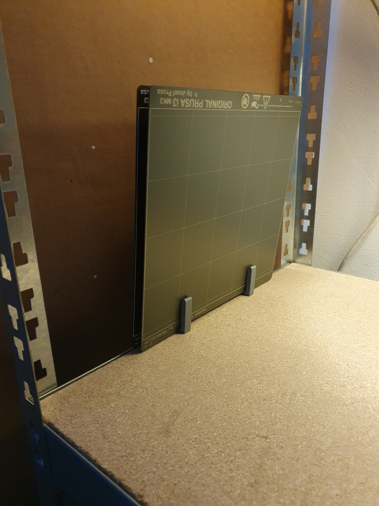 Simple springsteel print sheet holder