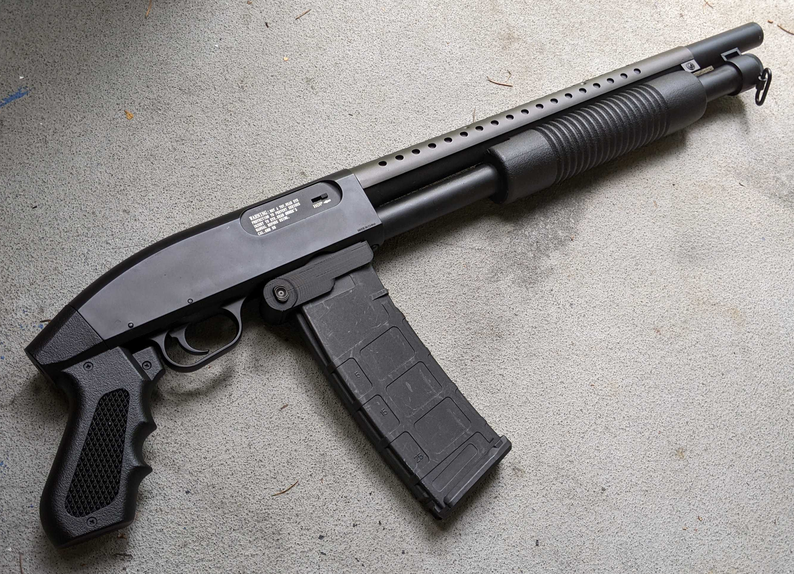 M4 Magazine Adapter for M50/M58 Pump Shotgun (Airsoft)