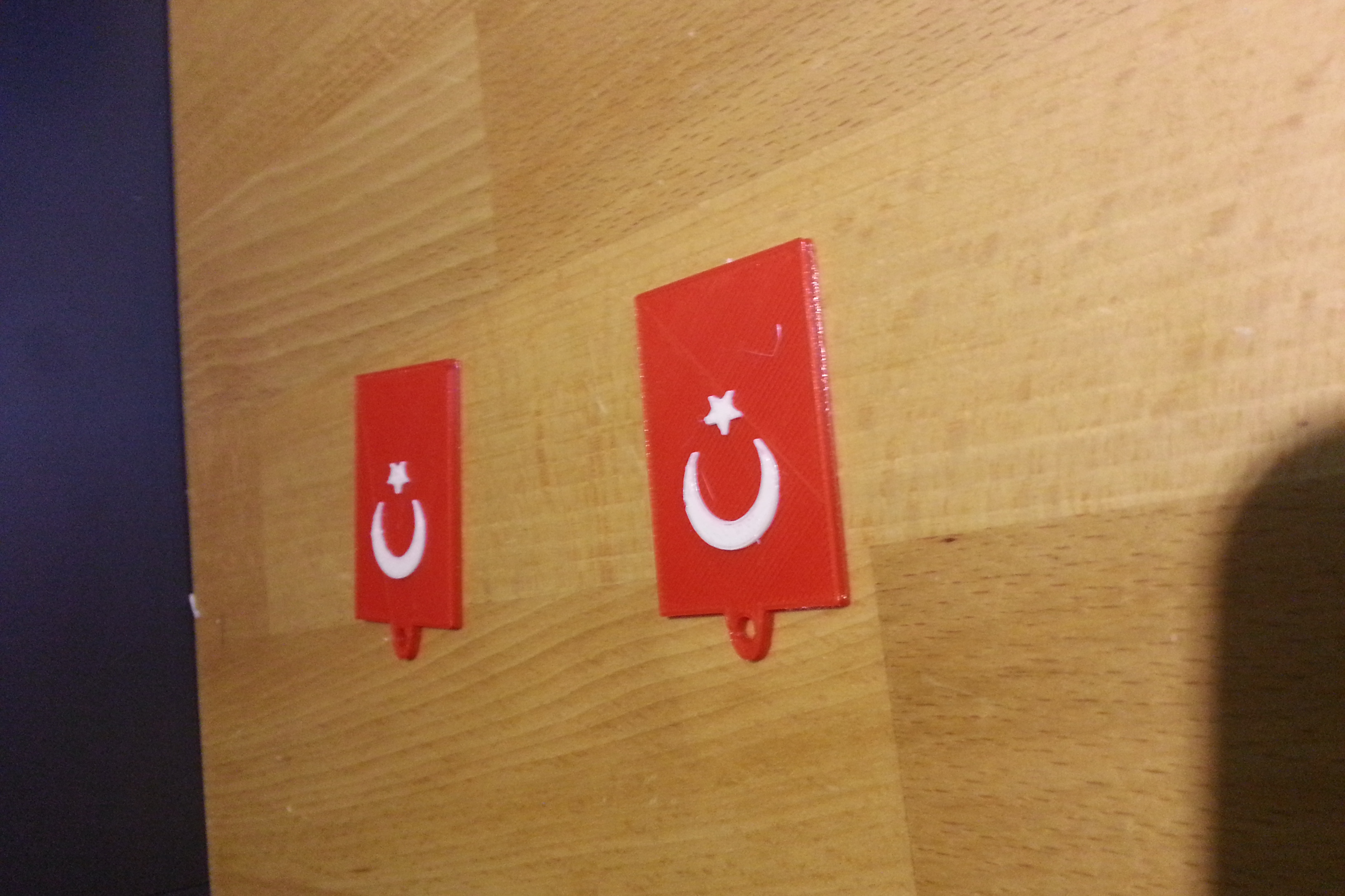 Turkish Flag Keychain