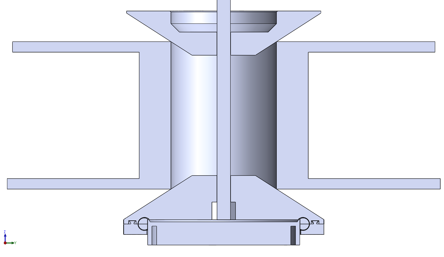Horizontal Spool Holder for filament dryer