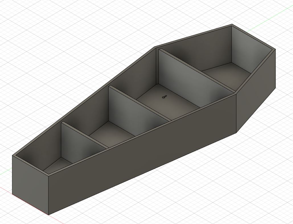 Coffin Shelf - Wall Mounted