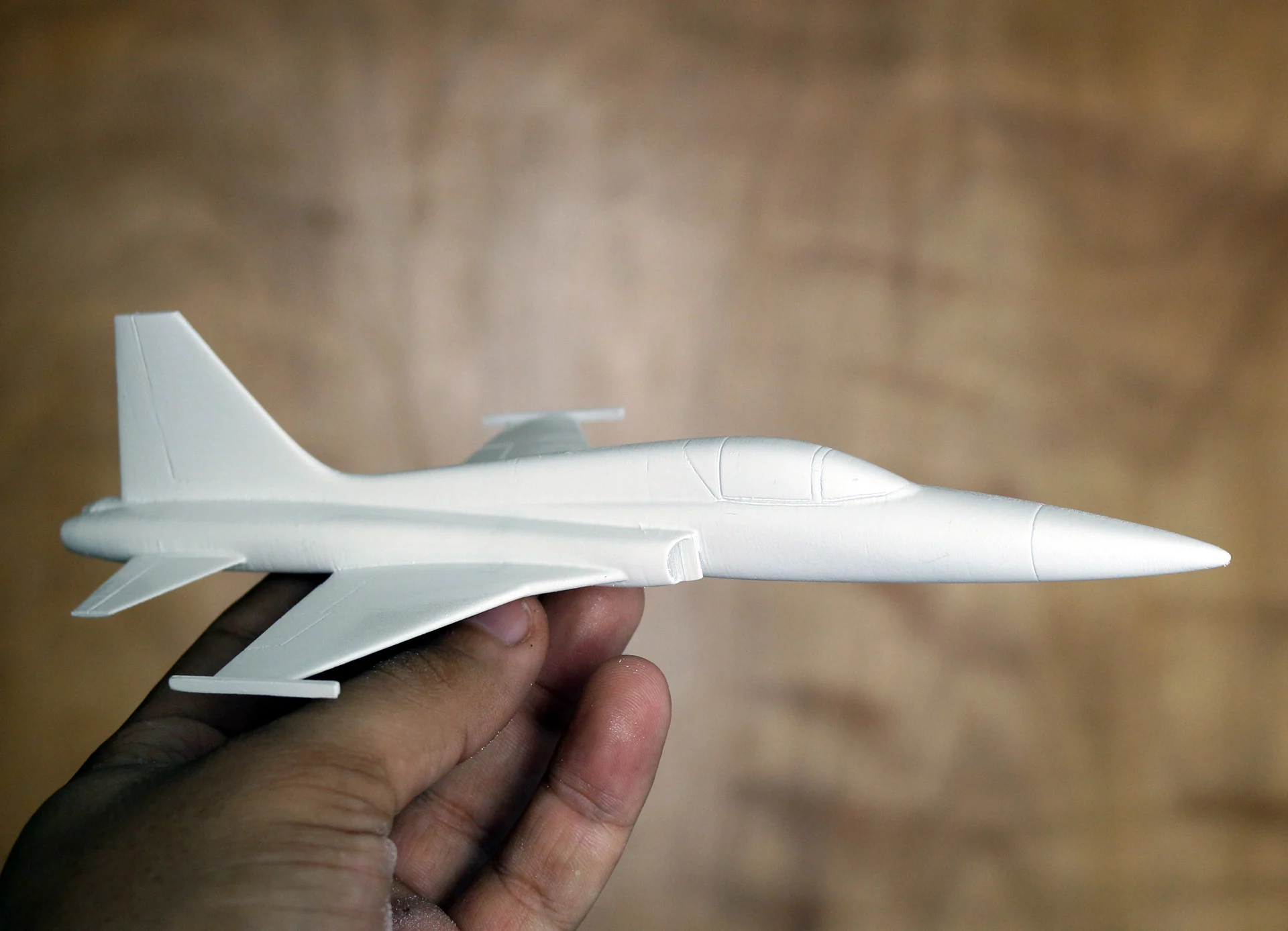 Easy to print F5 Tiger aircraft scale model 1/64