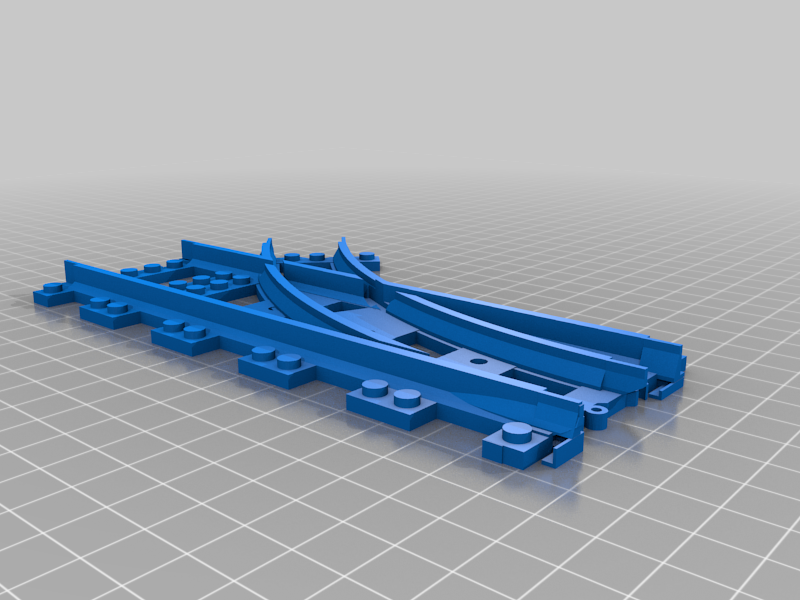 Lego compatiable narrow guage wye tracks