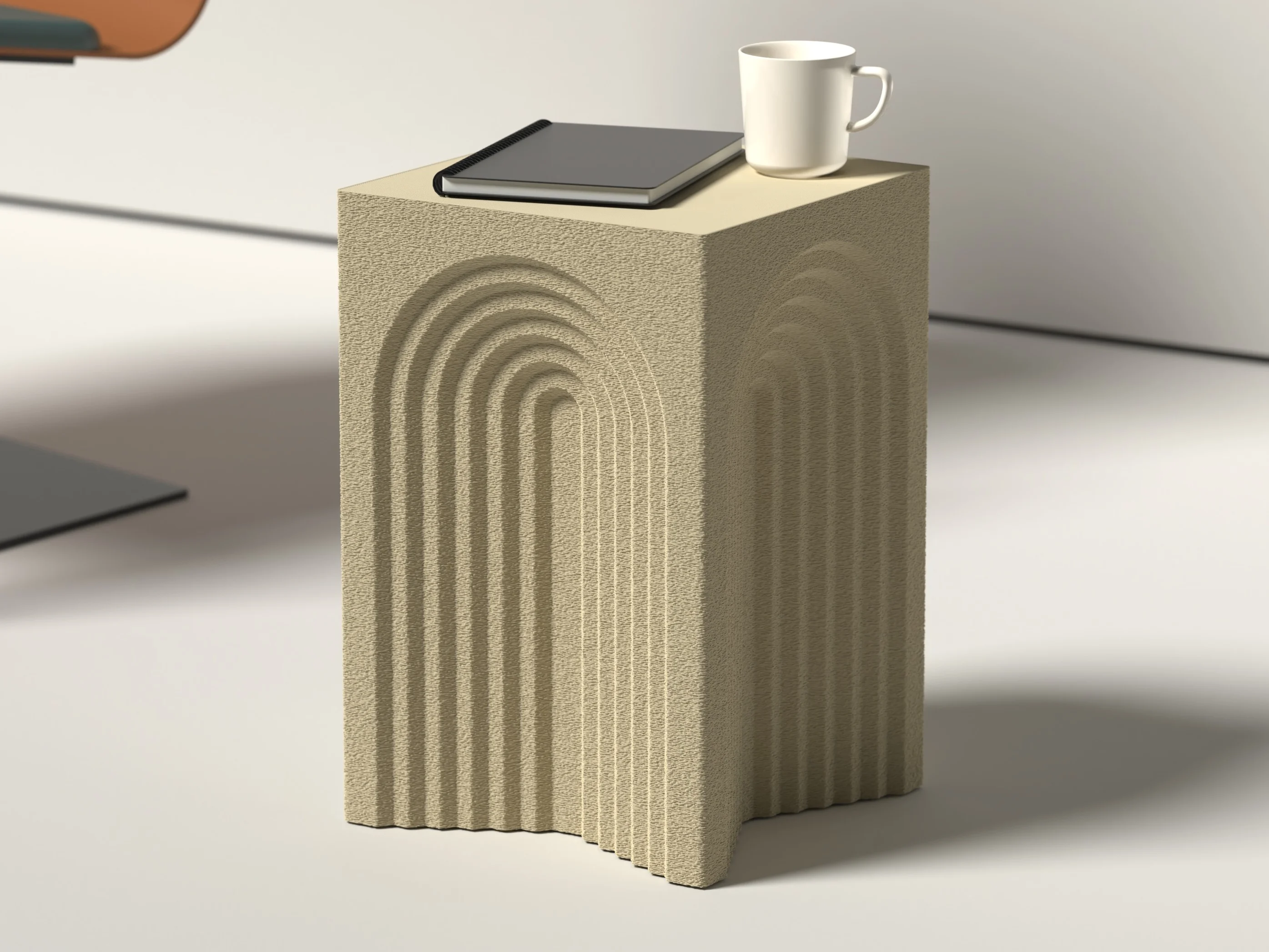 Arch Retro - Fully 3D printed coffee table - SIDE Collection