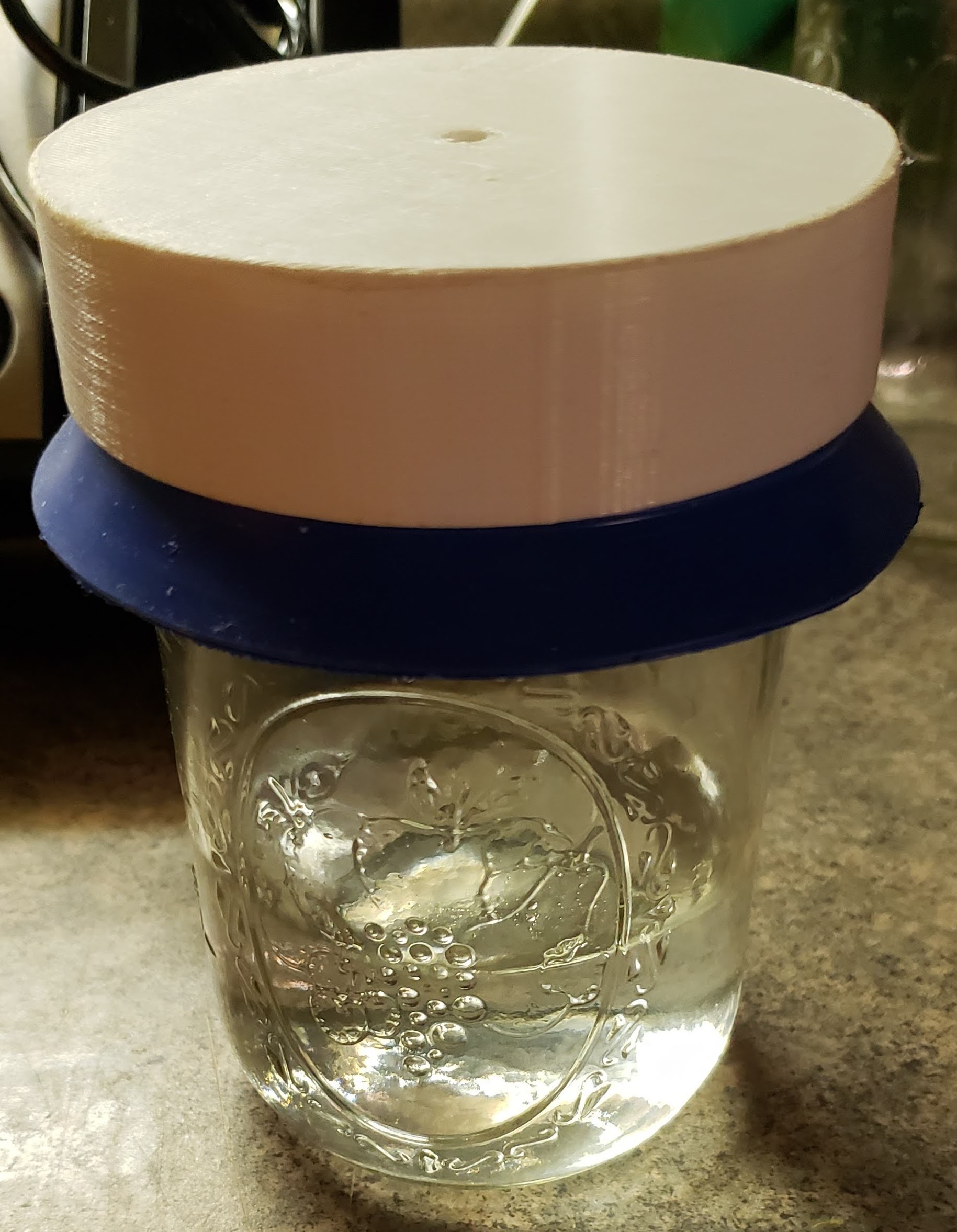 Mason Jar Lid Vacuum Sealer Adapter Wide Mouth