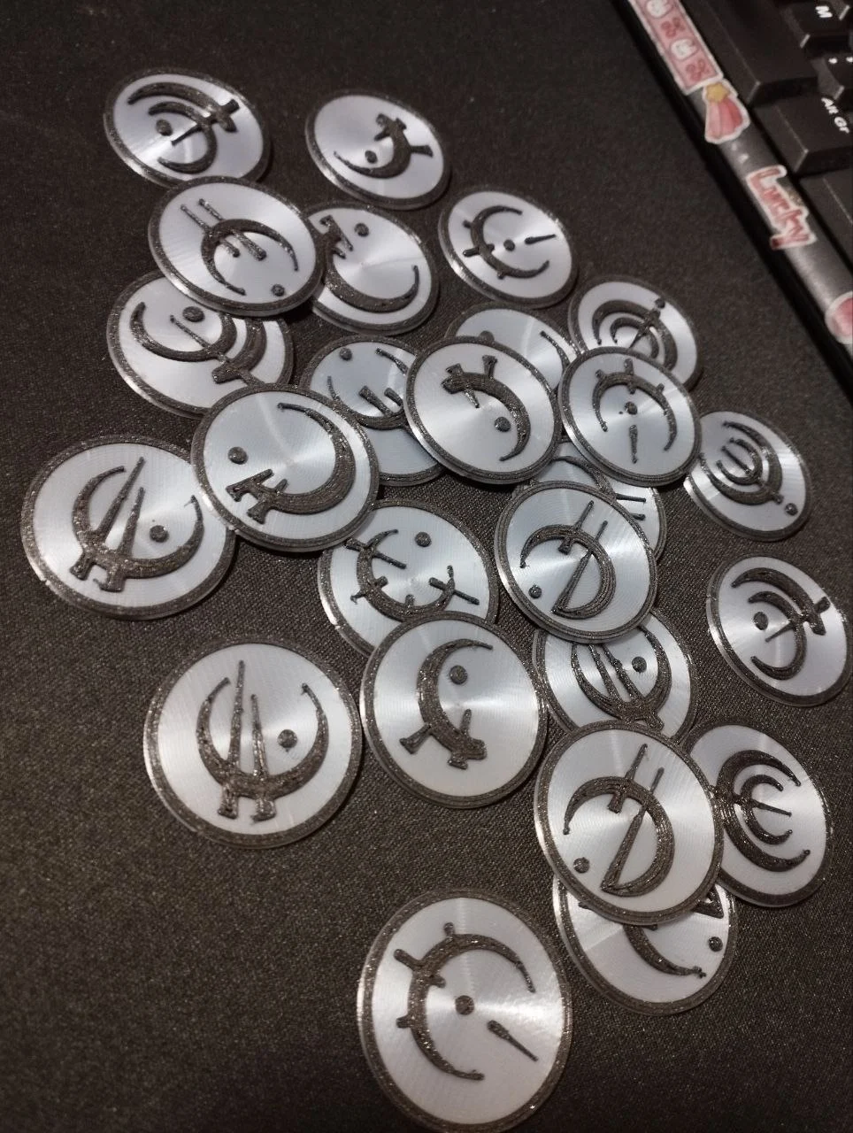 Mistborn Allomantic Metals as coins