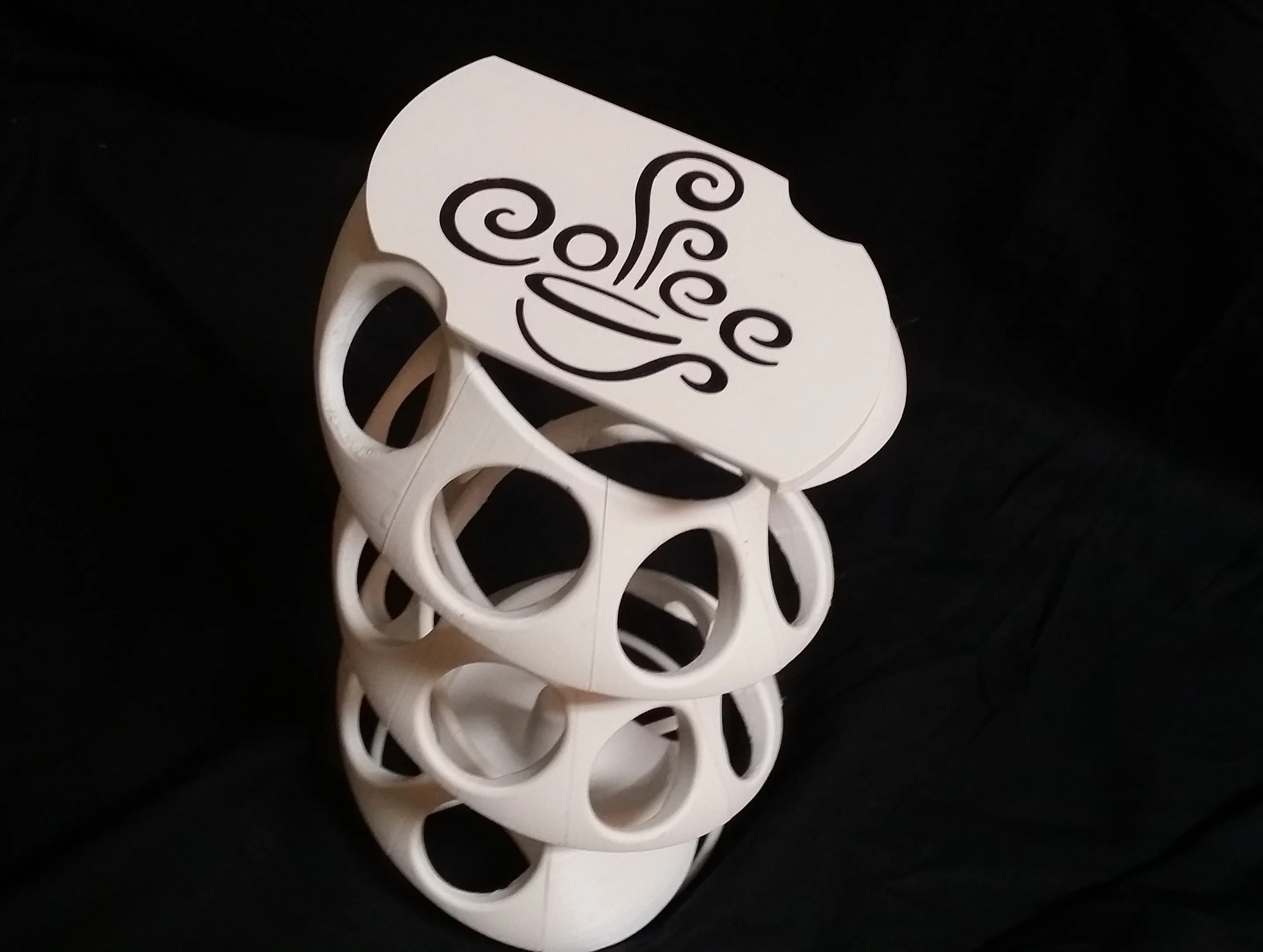 The Kup Twist- Spiral K-cup holder