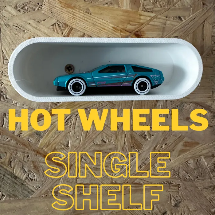 Elegant Hot Wheels single shelf