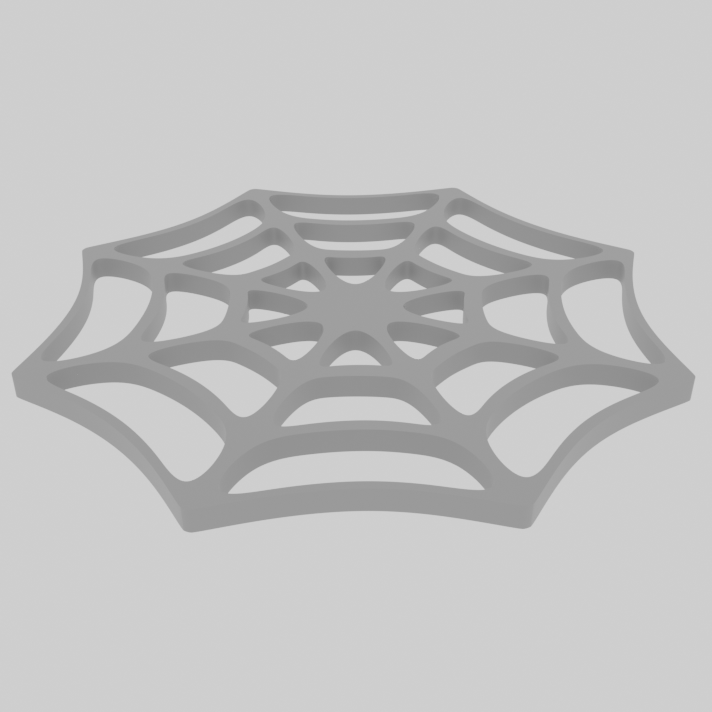 Cobweb cup coaster