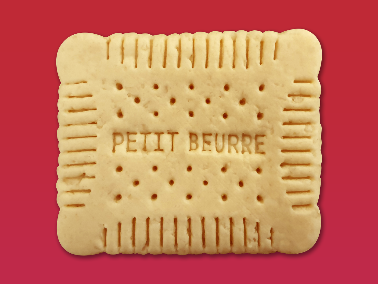 BIG Petit Beurre Cookie Cutter and Stamp