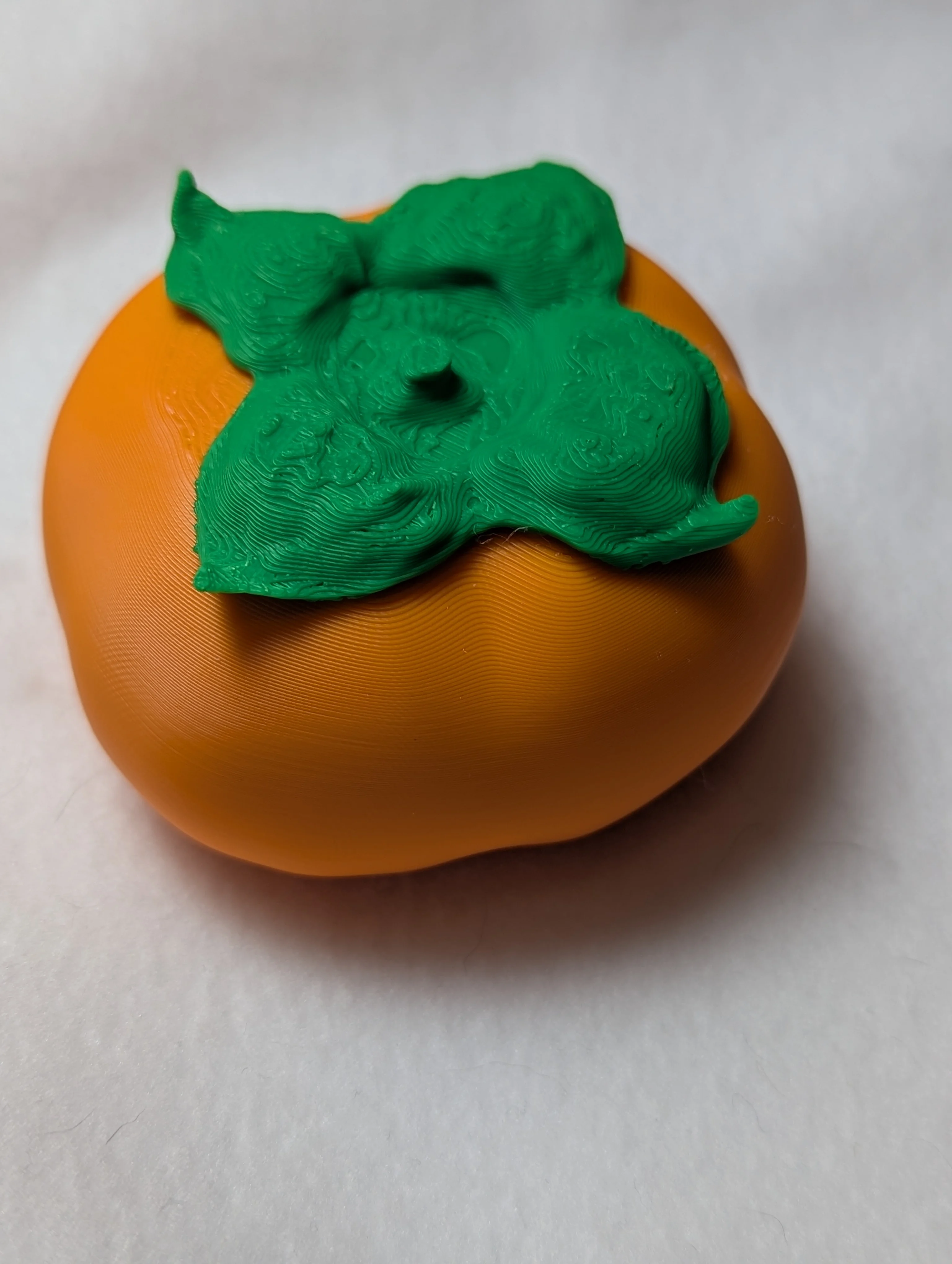 Persimmon-shaped box