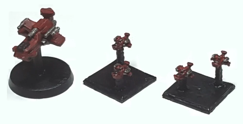 Battlefleet Gothic Scale Thunderhawk Ordinance Proxy
