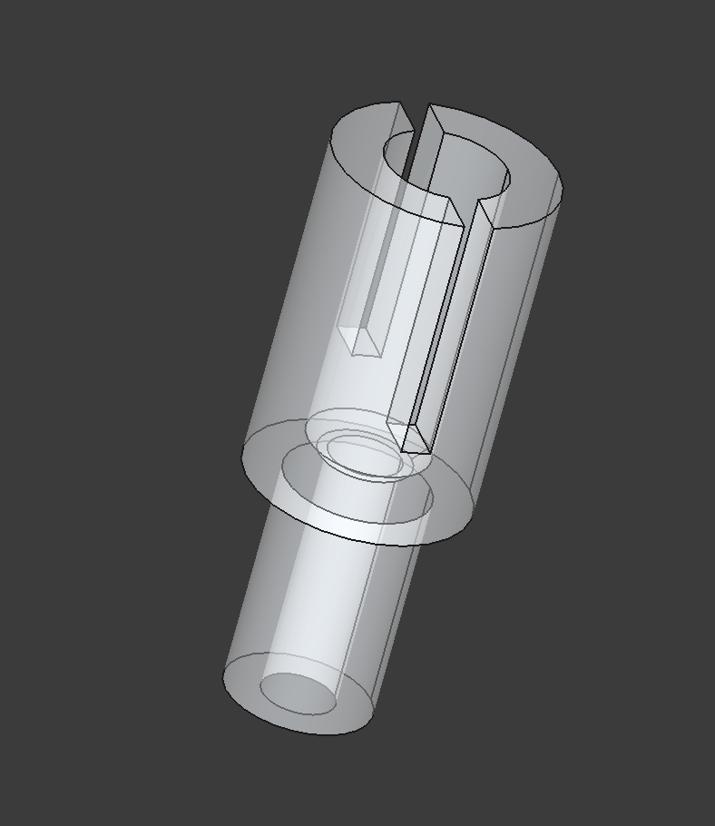 Reverse Bowden holder for Creality filament dryer