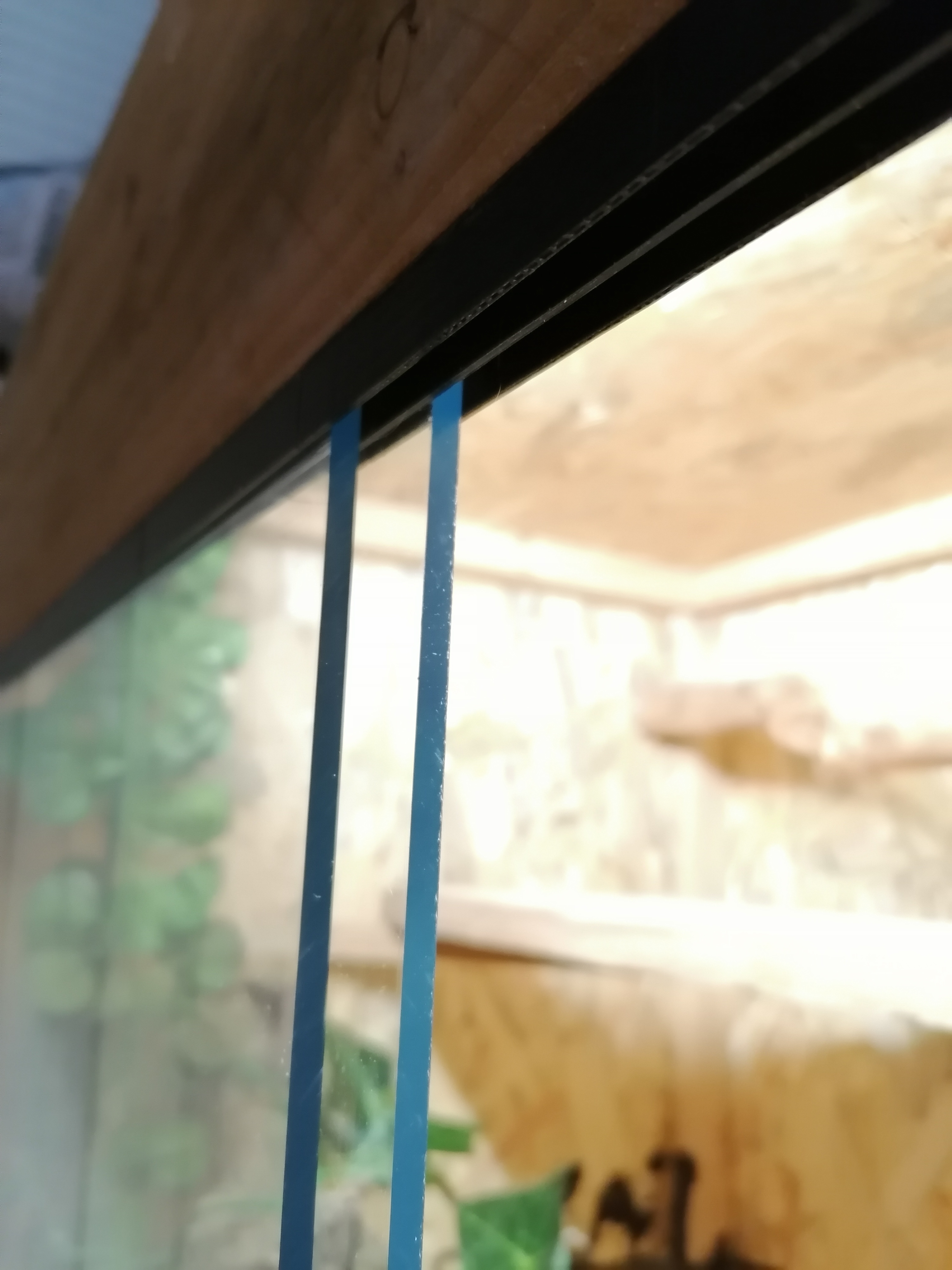 rail vitre/plexi